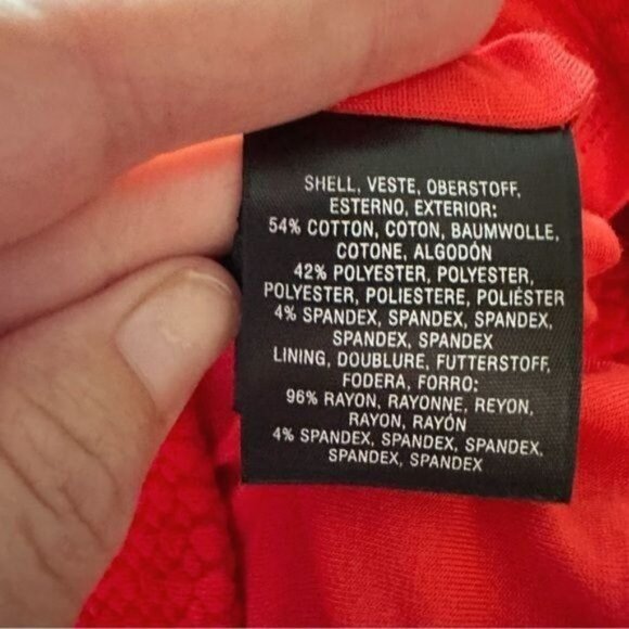 Anthropologie Maeve Sleeveless V-neck Quilted Sheath DressSize L - Picture 11 of 13